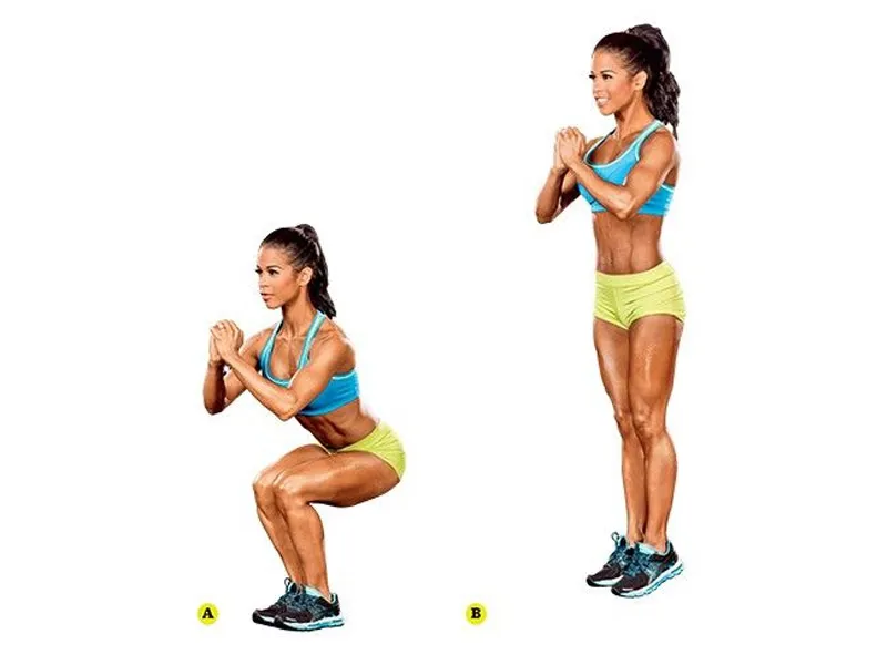 Tổng hợp 7 bài tập mông Squat đúng cách cho nữ để vòng 3 bạn đẹp hơn